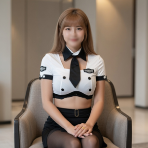 【神美脚**CA】可愛い巨乳客室乗務員が制服のまま黒パンスト開脚オナニー ぐちょぐちょ悶絶イキ 1782465197.01