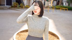 グラビア系美女と中出しPtoMセックス! str