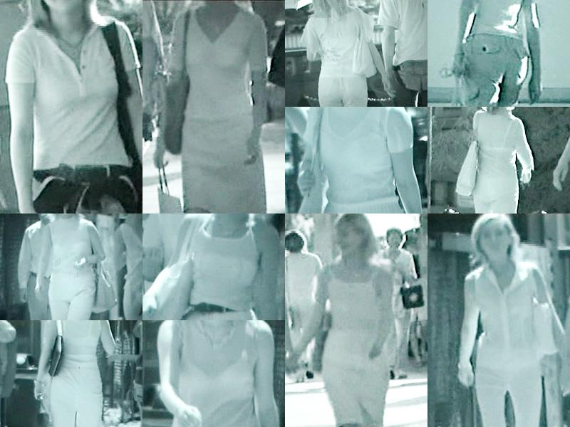 道行く女を赤外線覗姦盗撮!その1