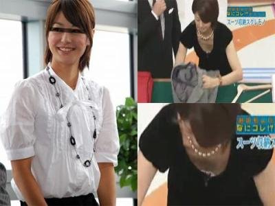 純白ブラチラ乳首チラ